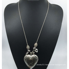 Big Ccb Heart Long Chain Necklace (XJW13768)
